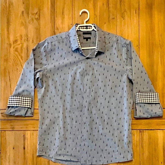 RW&CO Blue/Gray w/trees Shirt - Picture 1 of 7